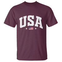 USA T Shirt American Flag Patriotic 4th of July - Wonder Print Shop