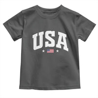 USA Toddler T Shirt American Flag Patriotic 4th of July - Wonder Print Shop