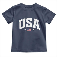 USA Toddler T Shirt American Flag Patriotic 4th of July - Wonder Print Shop