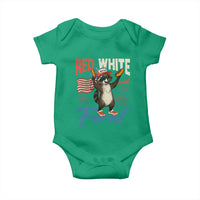 Funny Raccoon July 4th Baby Onesie Red White and Feral Patriotic Trash Panda - Wonder Print Shop