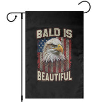 American Flag Bald Eagle Garden Flag Bald Is Beautiful Retro 4th of July Independence Day - Wonder Print Shop