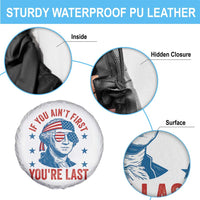 Funny 4th Of July Spare Tire Cover George Washington Stay Strapped Or Get Clapped - Wonder Print Shop