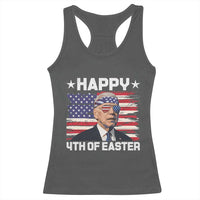 Joe Biden Happy Easter For Funny 4th Of July Racerback Tank Top USA American Flag - Wonder Print Shop