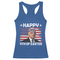 Joe Biden Happy Easter For Funny 4th Of July Racerback Tank Top USA American Flag - Wonder Print Shop