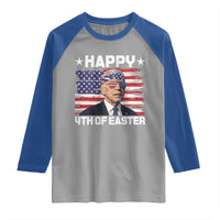 Joe Biden Happy Easter For Funny 4th Of July Raglan Shirt USA American Flag - Wonder Print Shop