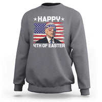 Joe Biden Happy Easter For Funny 4th Of July Sweatshirt USA American Flag - Wonder Print Shop