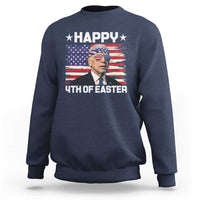 Joe Biden Happy Easter For Funny 4th Of July Sweatshirt USA American Flag - Wonder Print Shop