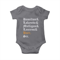 Hamilton Laurens Lafayette Mulligan Burr, Sir Baby Onesie - Wonder Print Shop