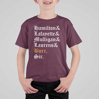 Hamilton Laurens Lafayette Mulligan Burr, Sir T Shirt For Kid - Wonder Print Shop