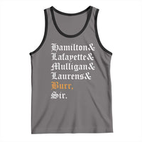 Hamilton Laurens Lafayette Mulligan Burr, Sir Tank Top - Wonder Print Shop