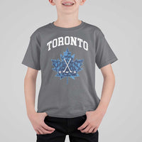 Vintage Canada Hockey T Shirt For Kid Maple Leafs - Wonder Print Shop