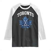 Vintage Canada Hockey Raglan Shirt Maple Leafs - Wonder Print Shop