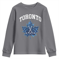 Vintage Canada Hockey Youth Sweatshirt Maple Leafs - Wonder Print Shop