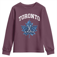 Vintage Canada Hockey Youth Sweatshirt Maple Leafs - Wonder Print Shop
