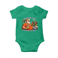Funny Christmas in July Making Bad Decisions Baby Onesie Tropical Santa Hawaiian Summer Holiday Party
