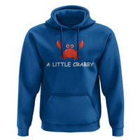 A Little Crabby Hoodie Minimalist Beach Meme Summer Aesthetic
