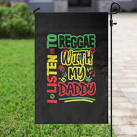 Rasta Baby Garden Flag I Listen to Reggae with My Daddy - Wonder Print Shop