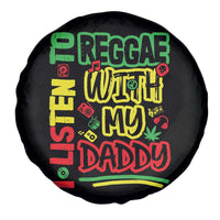 Rasta Baby Spare Tire Cover I Listen to Reggae with My Daddy - Wonder Print Shop