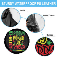 Rasta Baby Spare Tire Cover I Listen to Reggae with My Daddy - Wonder Print Shop