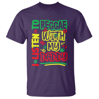 Rasta Baby T Shirt I Listen to Reggae with My Daddy - Wonder Print Shop