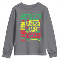 Rasta Baby Youth Sweatshirt I Listen to Reggae with My Daddy - Wonder Print Shop