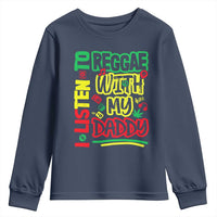Rasta Baby Youth Sweatshirt I Listen to Reggae with My Daddy - Wonder Print Shop
