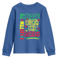 Rasta Baby Youth Sweatshirt I Listen to Reggae with My Daddy - Wonder Print Shop