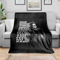 Vintage Marley Throw Blanket Jamaica Jamaican Rasta Reggage Music - Wonder Print Shop