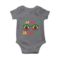 Leaf Me In Jamaica Baby Onesie Funny Weed Stoner Marijuana Jamaican Rasta Reggae - Wonder Print Shop