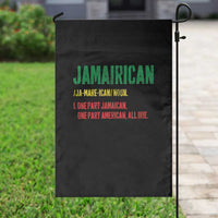 Funny Jamaican American Garden Flag Retro Jamairican Roots - Wonder Print Shop