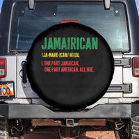 Funny Jamaican American Spare Tire Cover Retro Jamairican Roots - Wonder Print Shop