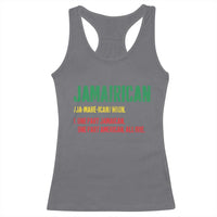 Funny Jamaican American Racerback Tank Top Retro Jamairican Roots - Wonder Print Shop