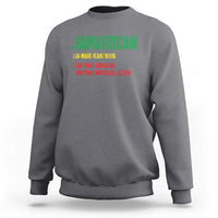 Funny Jamaican American Sweatshirt Retro Jamairican Roots - Wonder Print Shop