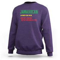 Funny Jamaican American Sweatshirt Retro Jamairican Roots - Wonder Print Shop