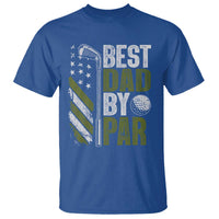 Best Dad By Par T Shirt Dad Golf Fathers Day Gift American Flag