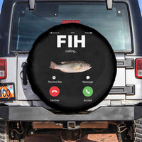 Fih Calling Remind me Message Decline Accept Spare Tire Cover Phone Call Fish - Wonder Print Shop