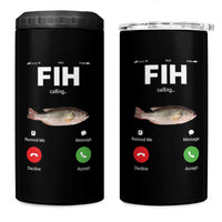 Fih Calling Remind me Message Decline Accept 4 in 1 Can Cooler Tumbler Phone Call Fish - Wonder Print Shop