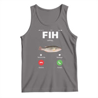 Fih Calling Remind me Message Decline Accept Tank Top Phone Call Fish - Wonder Print Shop
