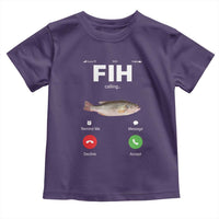 Fih Calling Remind me Message Decline Accept Toddler T Shirt Phone Call Fish - Wonder Print Shop