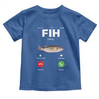 Fih Calling Remind me Message Decline Accept Toddler T Shirt Phone Call Fish - Wonder Print Shop