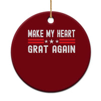 Funny Open Heart Surgery Recovery Ceramic Ornament Make My Heart Great Again - Wonder Print Shop