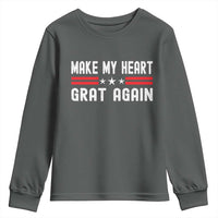 Funny Open Heart Surgery Recovery Youth Sweatshirt Make My Heart Great Again - Wonder Print Shop
