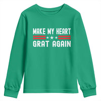 Funny Open Heart Surgery Recovery Youth Sweatshirt Make My Heart Great Again - Wonder Print Shop