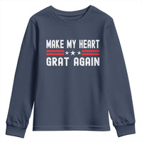 Funny Open Heart Surgery Recovery Youth Sweatshirt Make My Heart Great Again - Wonder Print Shop