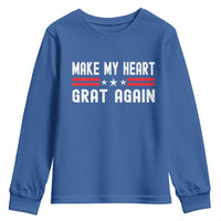 Funny Open Heart Surgery Recovery Youth Sweatshirt Make My Heart Great Again - Wonder Print Shop