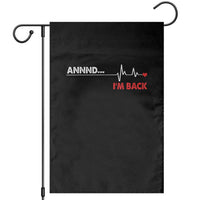 Cool Heart Surgery Survivor Garden Flag Coronary Bypass Artery Open Heart Diseases Surgery Heartbeat - Wonder Print Shop