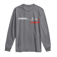 Cool Heart Surgery Survivor Long Sleeve Shirt Coronary Bypass Artery Open Heart Diseases Surgery Heartbeat - Wonder Print Shop