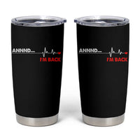 Cool Heart Surgery Survivor Tumbler Cup Coronary Bypass Artery Open Heart Diseases Surgery Heartbeat - Wonder Print Shop