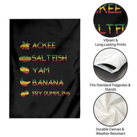 Jamaican National Dish Garden Flag Ackee Saltfish Yardie Jamaican Culture Pride Apparel - Wonder Print Shop