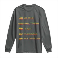 Jamaican National Dish Long Sleeve Shirt Ackee Saltfish Yardie Jamaican Culture Pride Apparel - Wonder Print Shop
